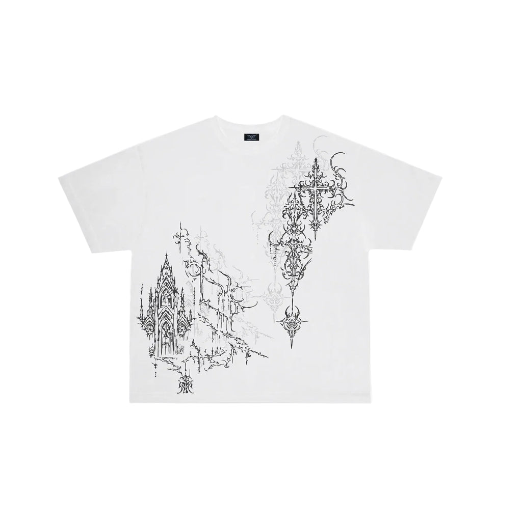 Cybersigil white t-shirt
